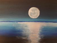 Lever de lune, par Solène