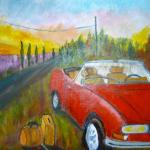 Huile sur toile de Sylvie