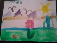 Paysage de montagne par Victoire