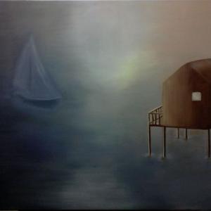 Huile sur toile de Stéphanie